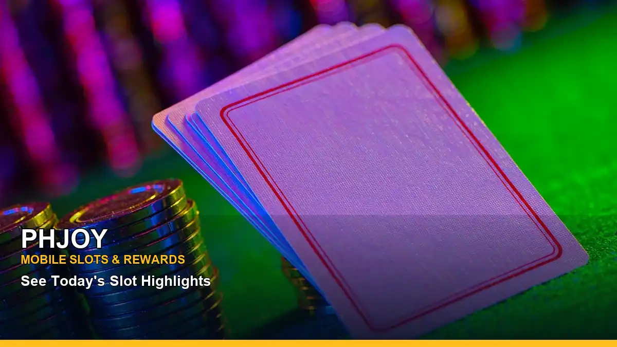 PHJOY account and game guidance shown on a mobile-friendly casino interface