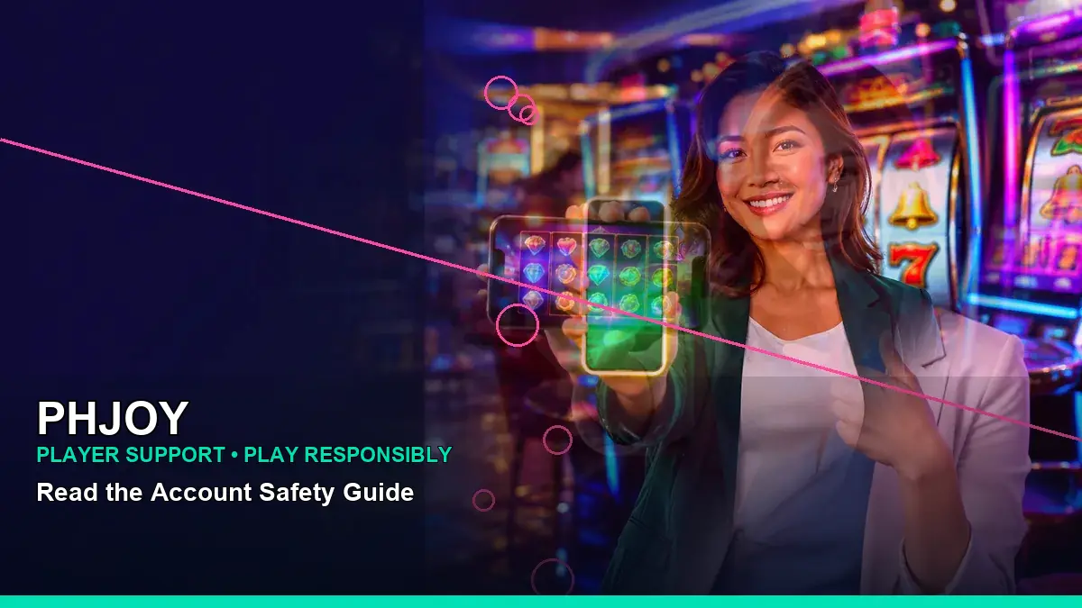 PHJOY Kalaka Bingo information for Philippine users, presented in a party-themed online gaming scene